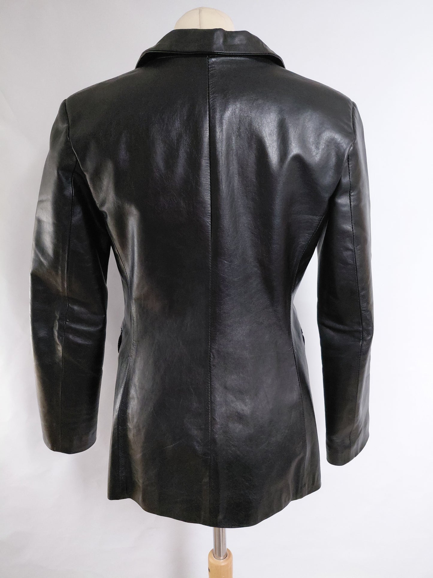 Vintage leðurjakki blazer, EUR 40, Mao