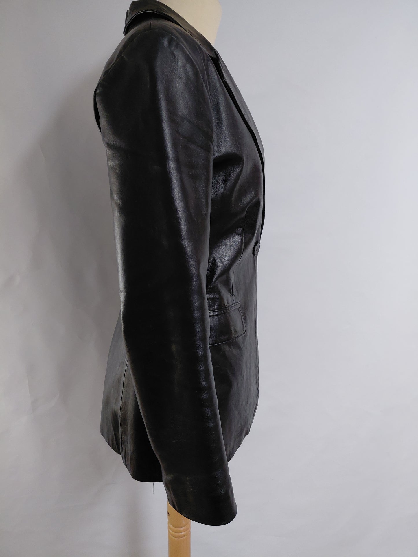 Vintage leðurjakki blazer, EUR 40, Mao