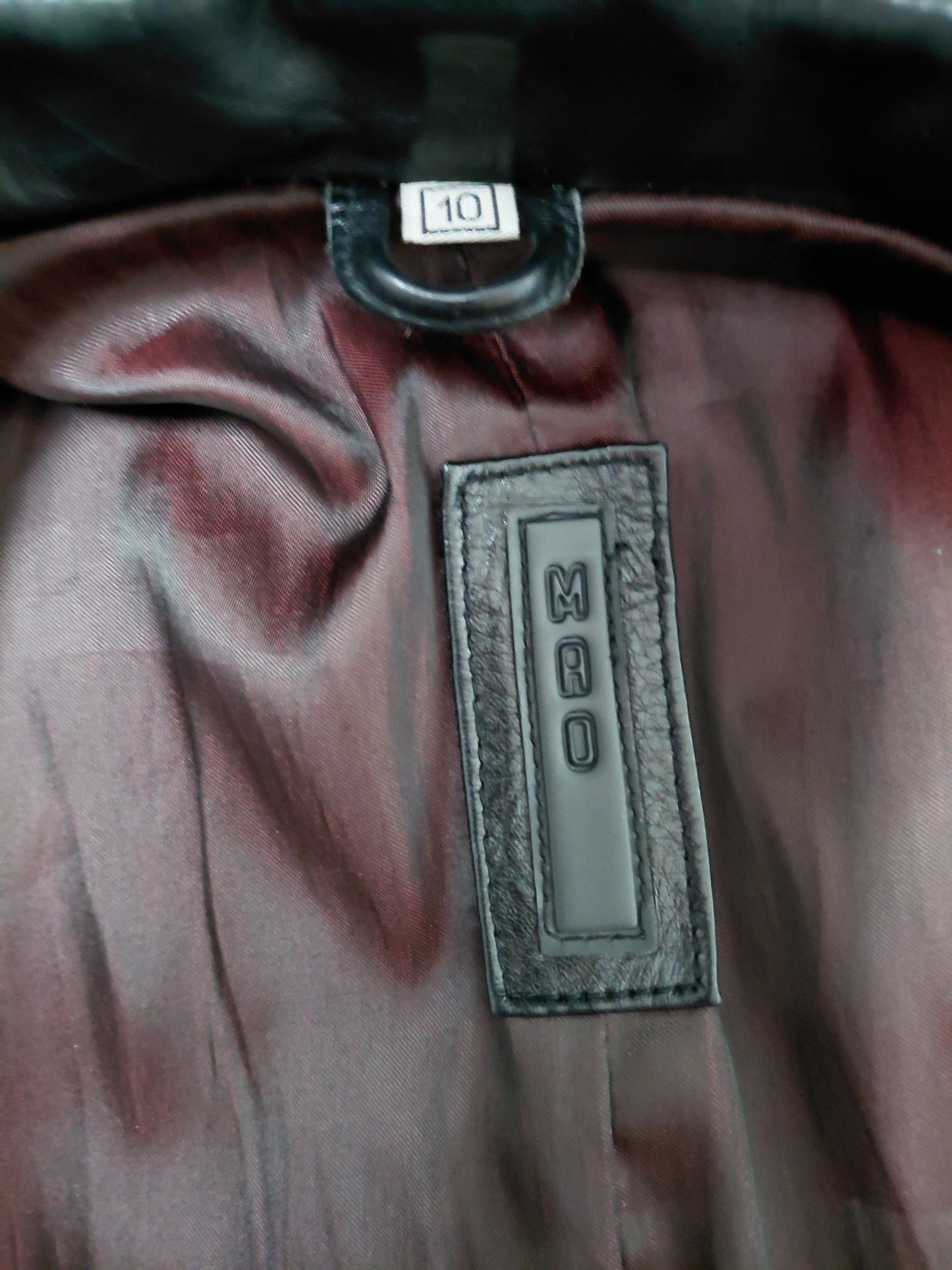 Vintage leðurjakki blazer, EUR 40, Mao