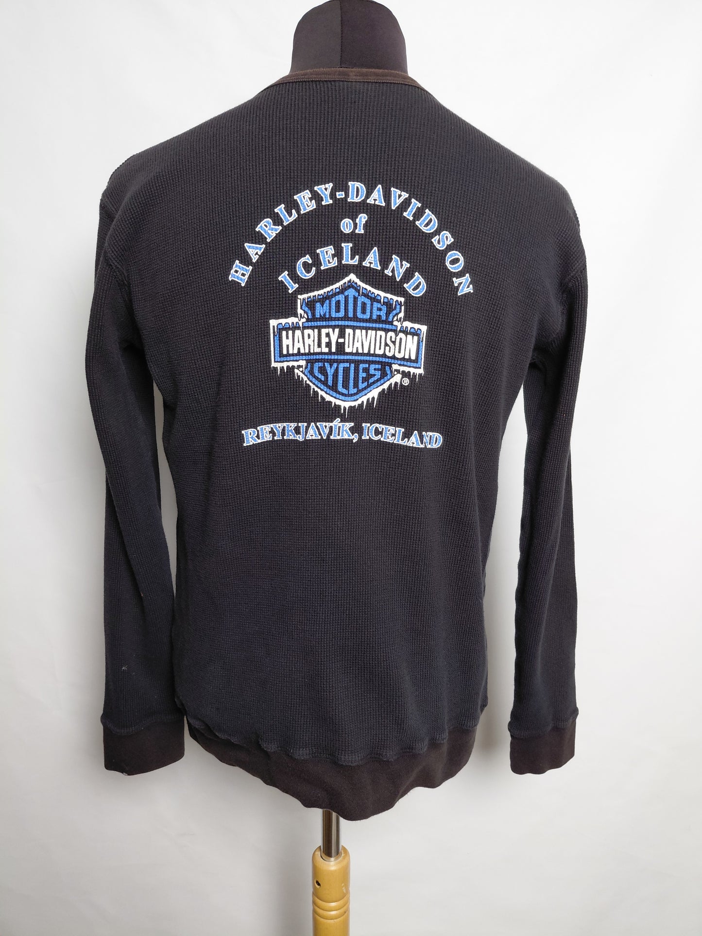 Vintage síðerma bolur (1990s), XL, Harley Davidson