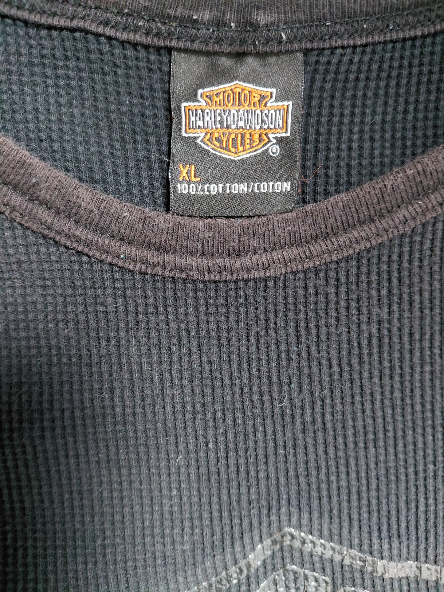 Vintage síðerma bolur (1990s), XL, Harley Davidson
