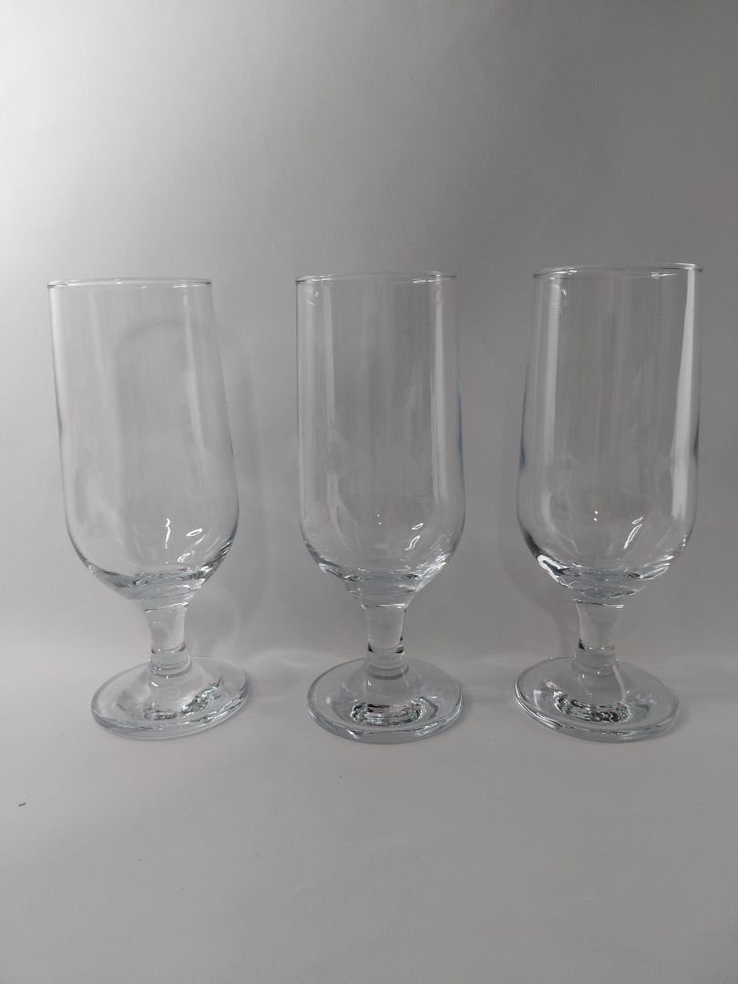 Kristal bjórglös á fæti (3 stk) Sonja línan, Bohemia Crystal