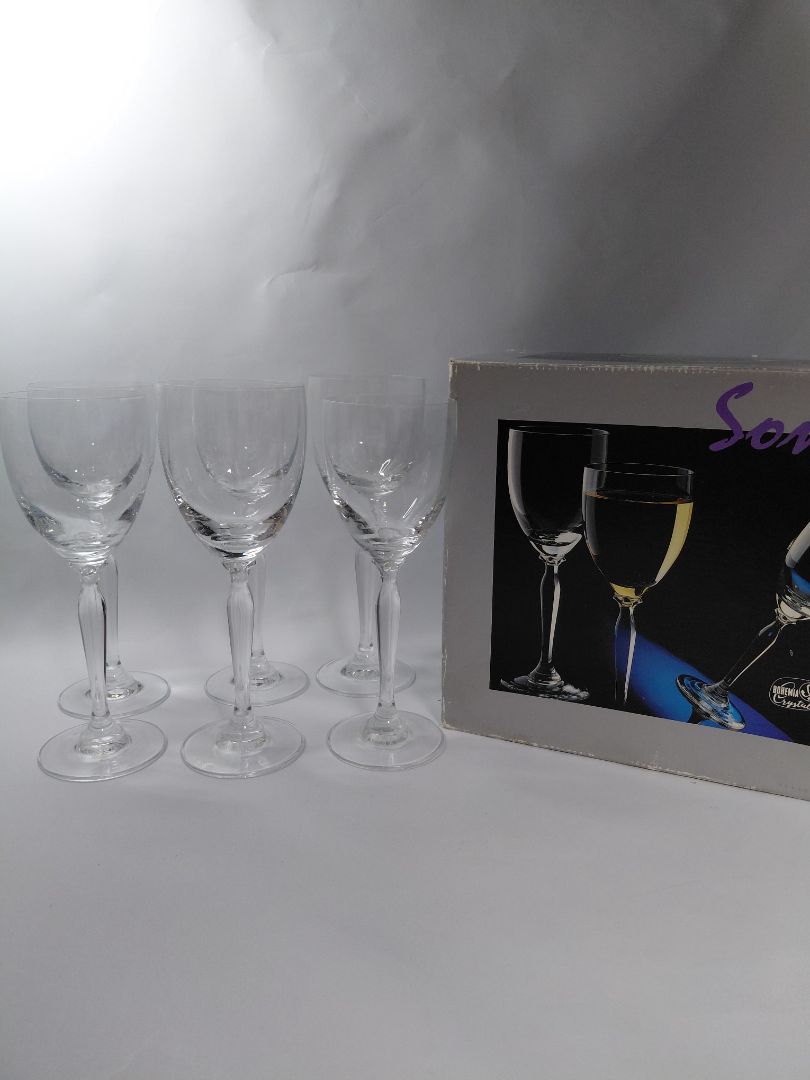 Kristal vínglös 250 ml  (6 stk) Sonja línan, Bohemia Crystal
