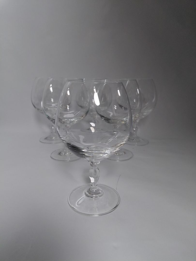 Kristal koníaks glös á fæti 6 stk (400 ml) Sonja línan, 1500, Bohemia Crystal