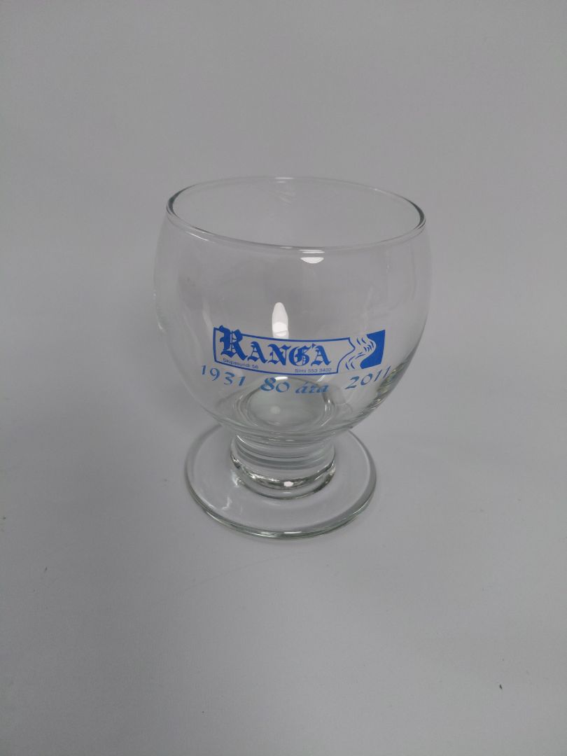 Vintage vínglas Matvörubúðin Rangá, Matvörubúðin Rangá Skipholti