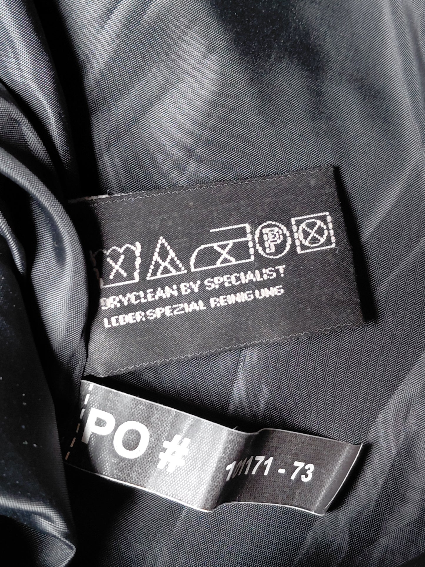 Vintazge leður mótorhjólabuxur reimdar á hlið, 30/32, JTS Biker clothing