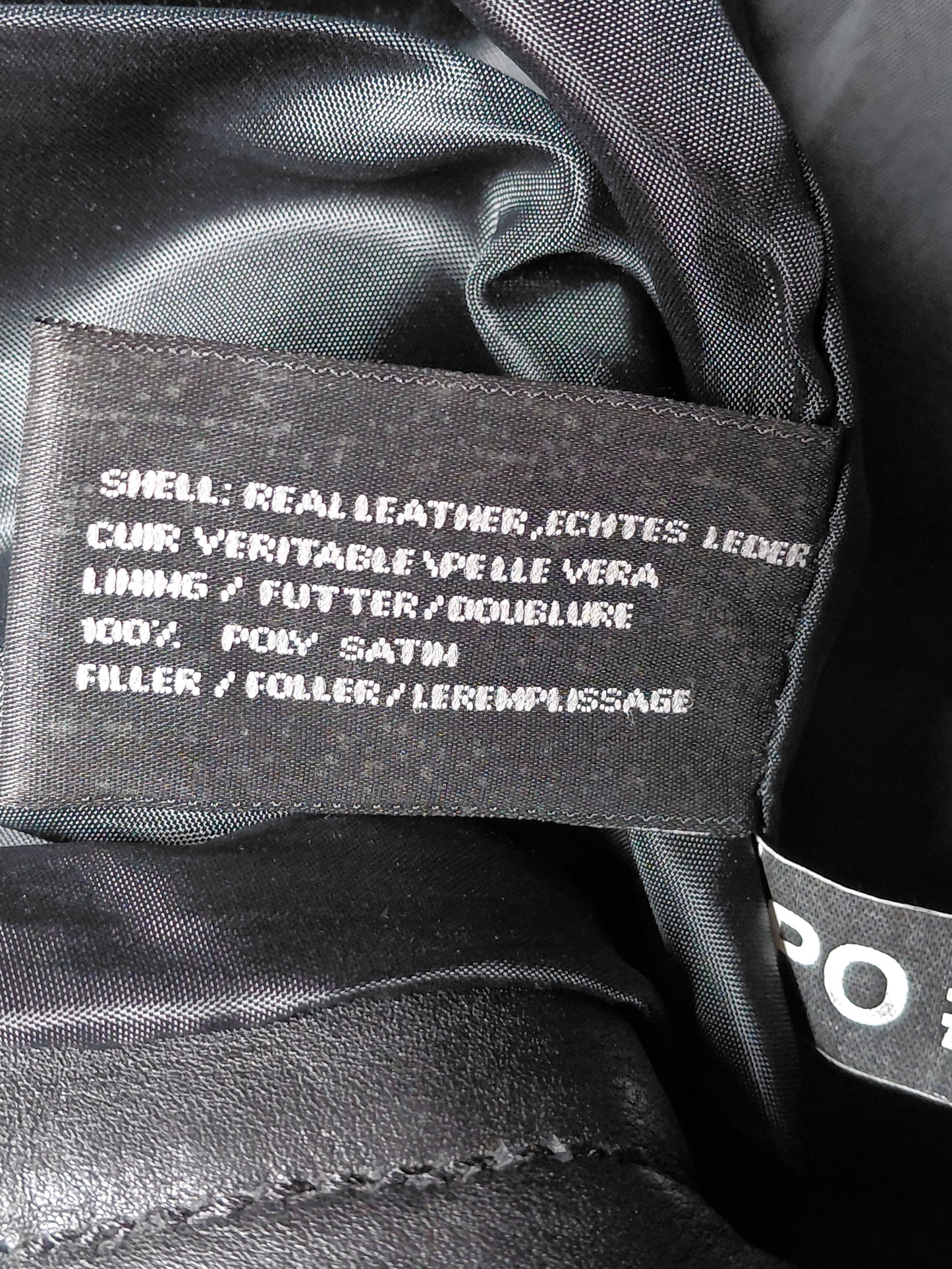 Vintazge leður mótorhjólabuxur reimdar á hlið, 30/32, JTS Biker clothing