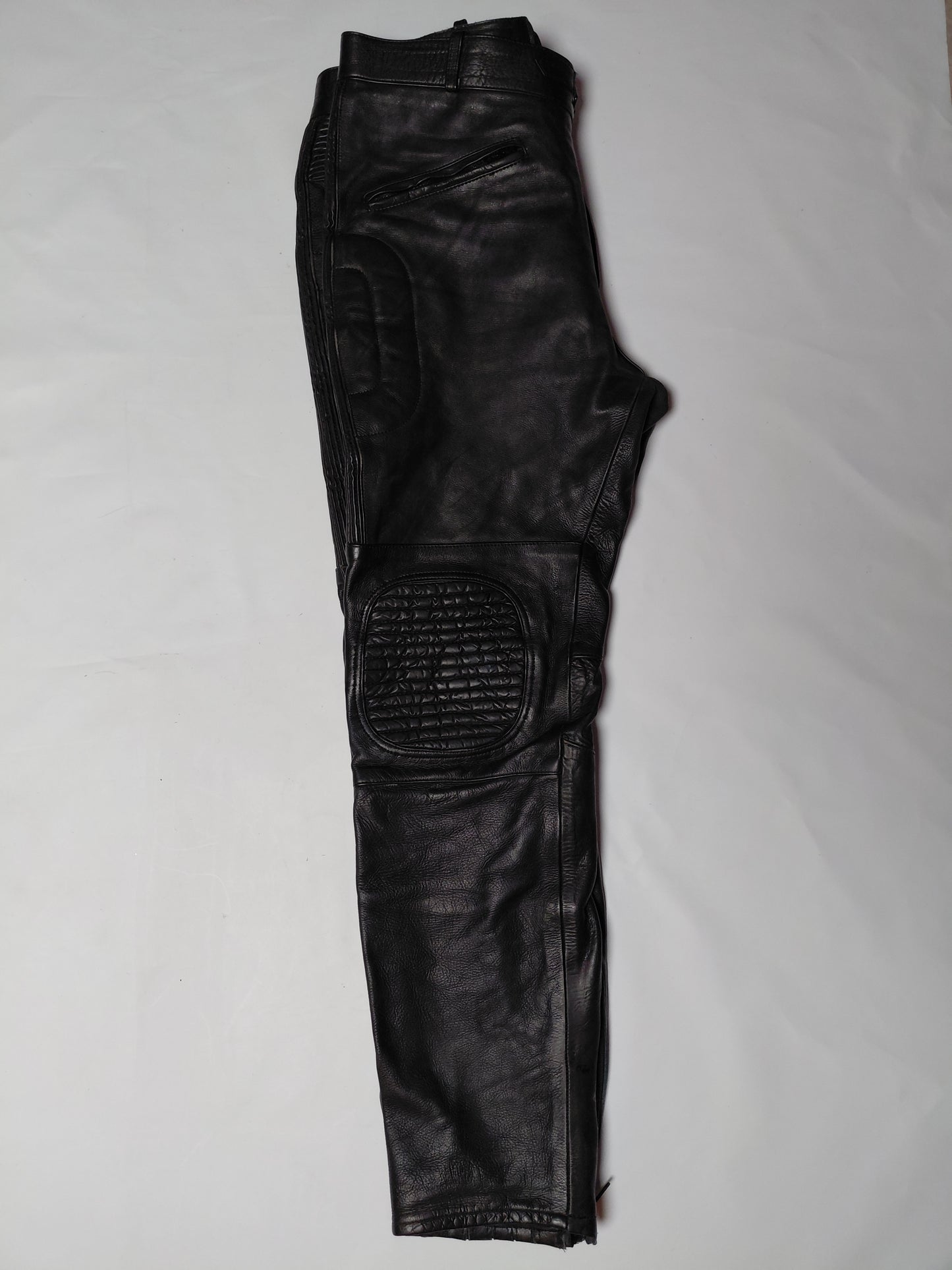 Leður mótorhjólabuxur (Prime Hide) 38/32, 38, AMX