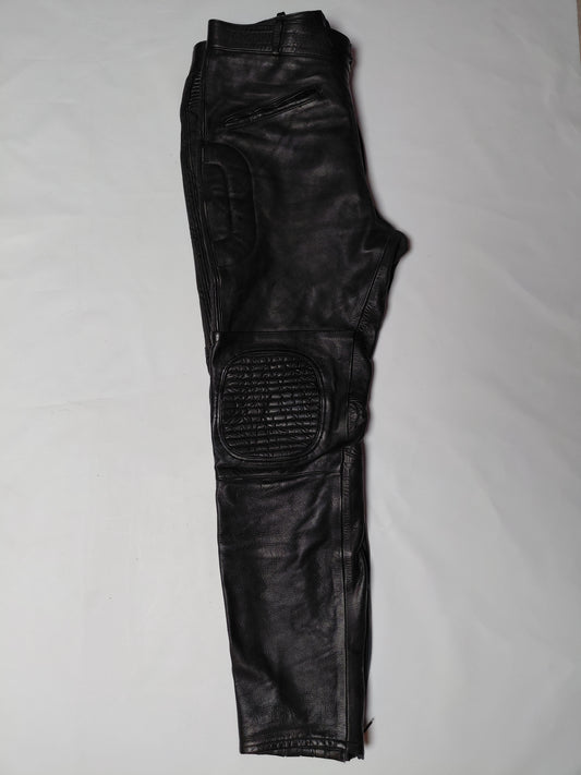 Leður mótorhjólabuxur (Prime Hide) 38/32, 38, AMX