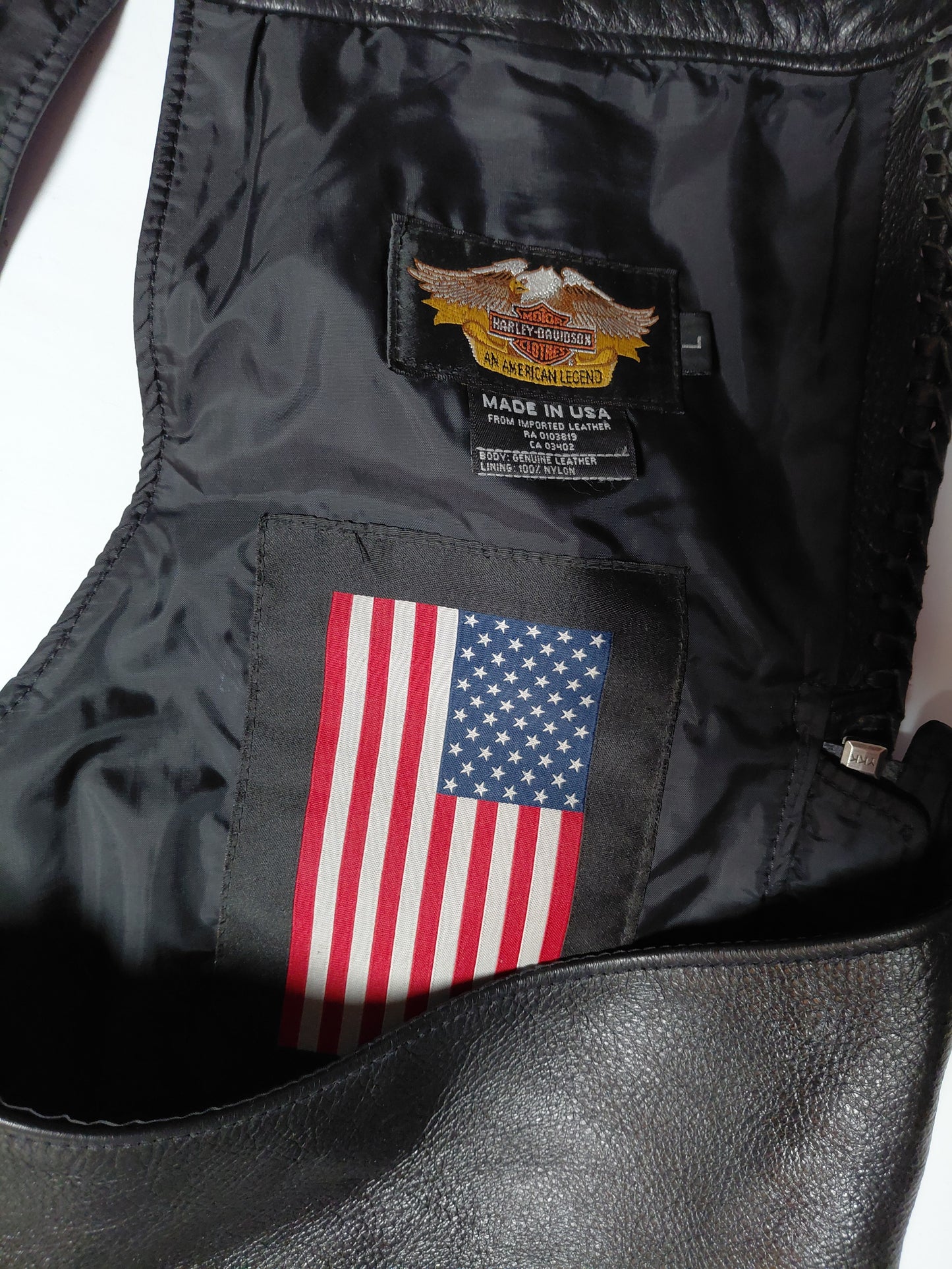 Willie G leðurbuxur, L, Harley Davidson