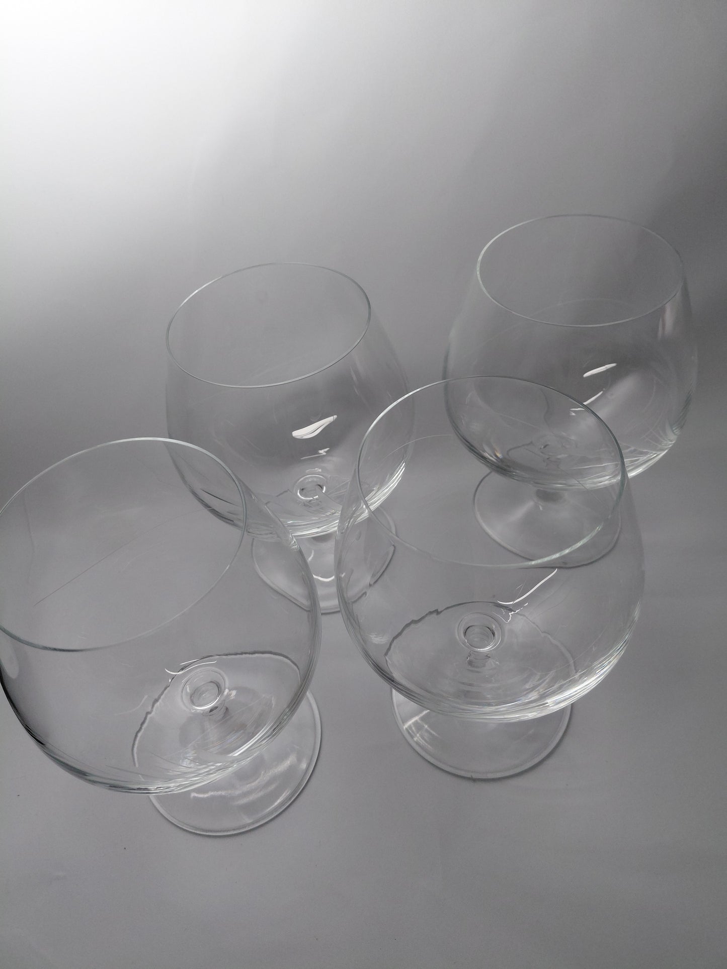 Kristal koníaksglös (4 stk)