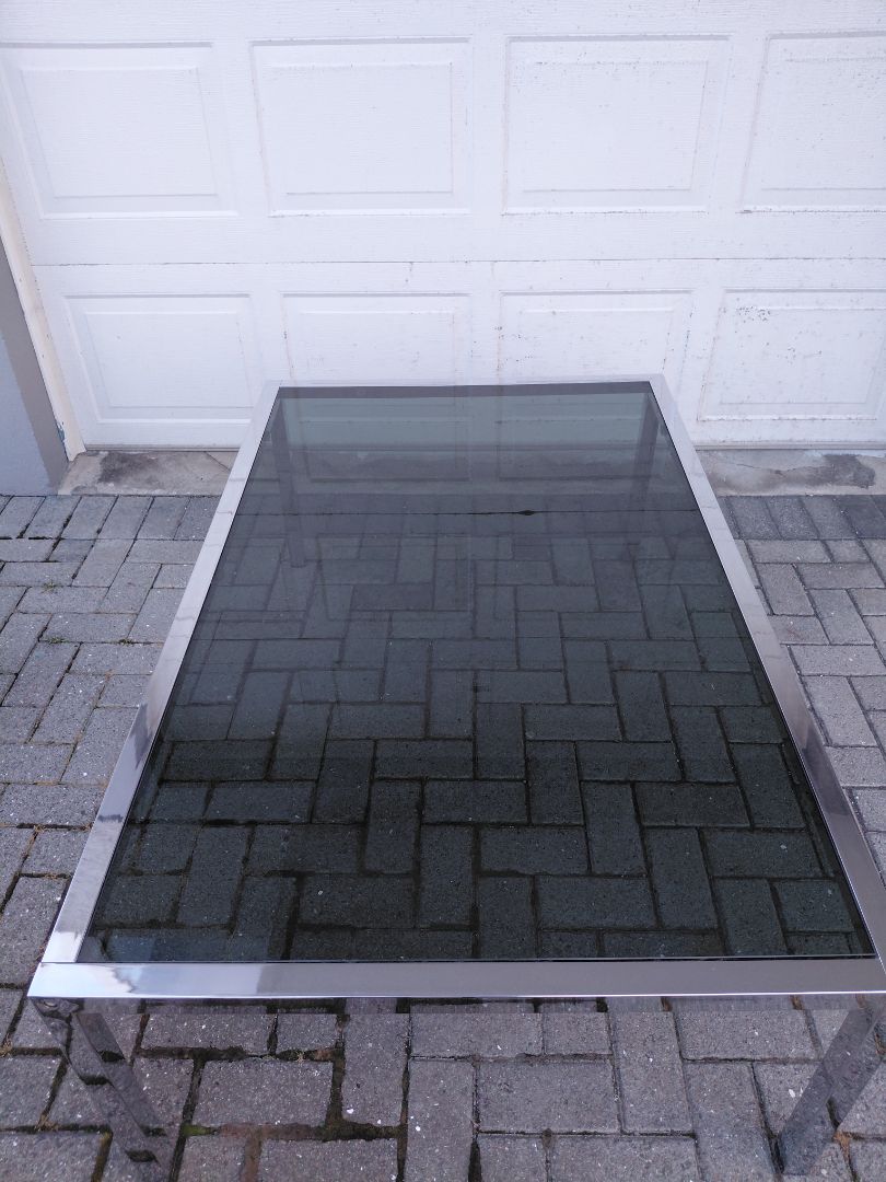 Vintage (1970s) Ervik glass table, Ikea