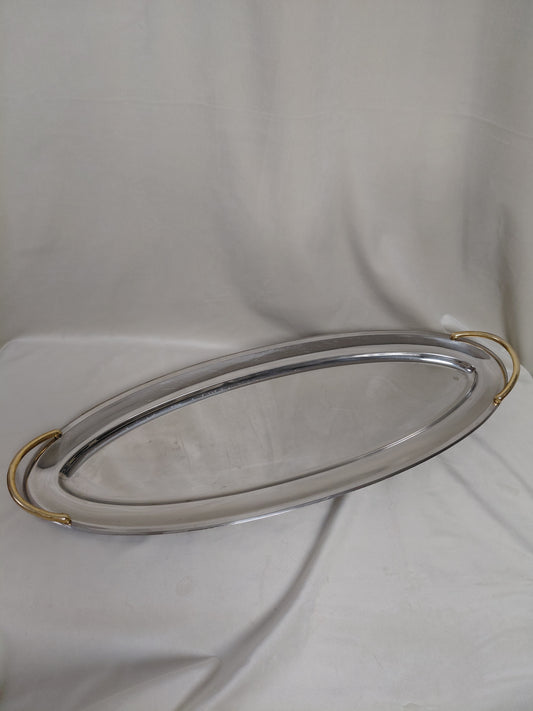 Sívalur stálbakki 18/10 Ryðfrítt stál