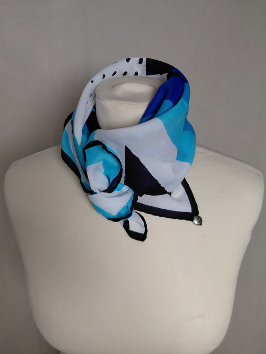 Vintage slæða ónotuð (1970s), Leonardi