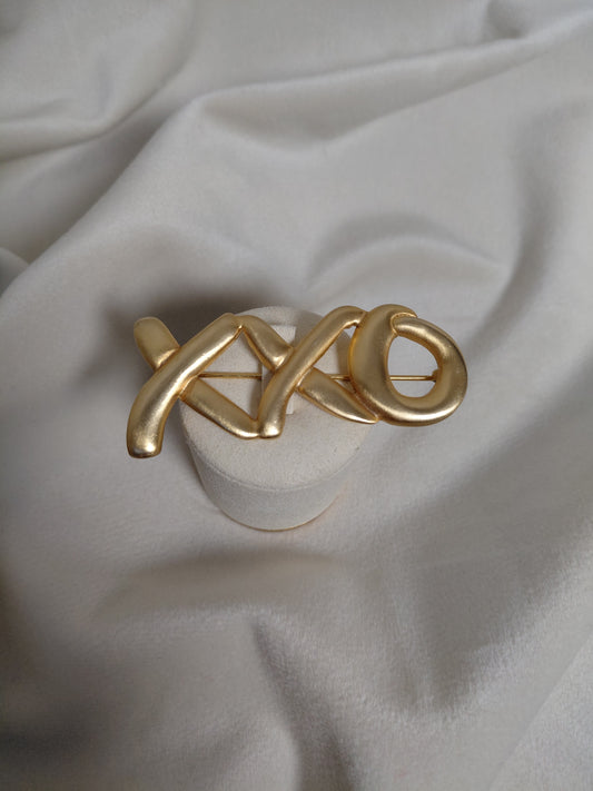 Vintage "hugs and kisses" næla (1980-1990s)