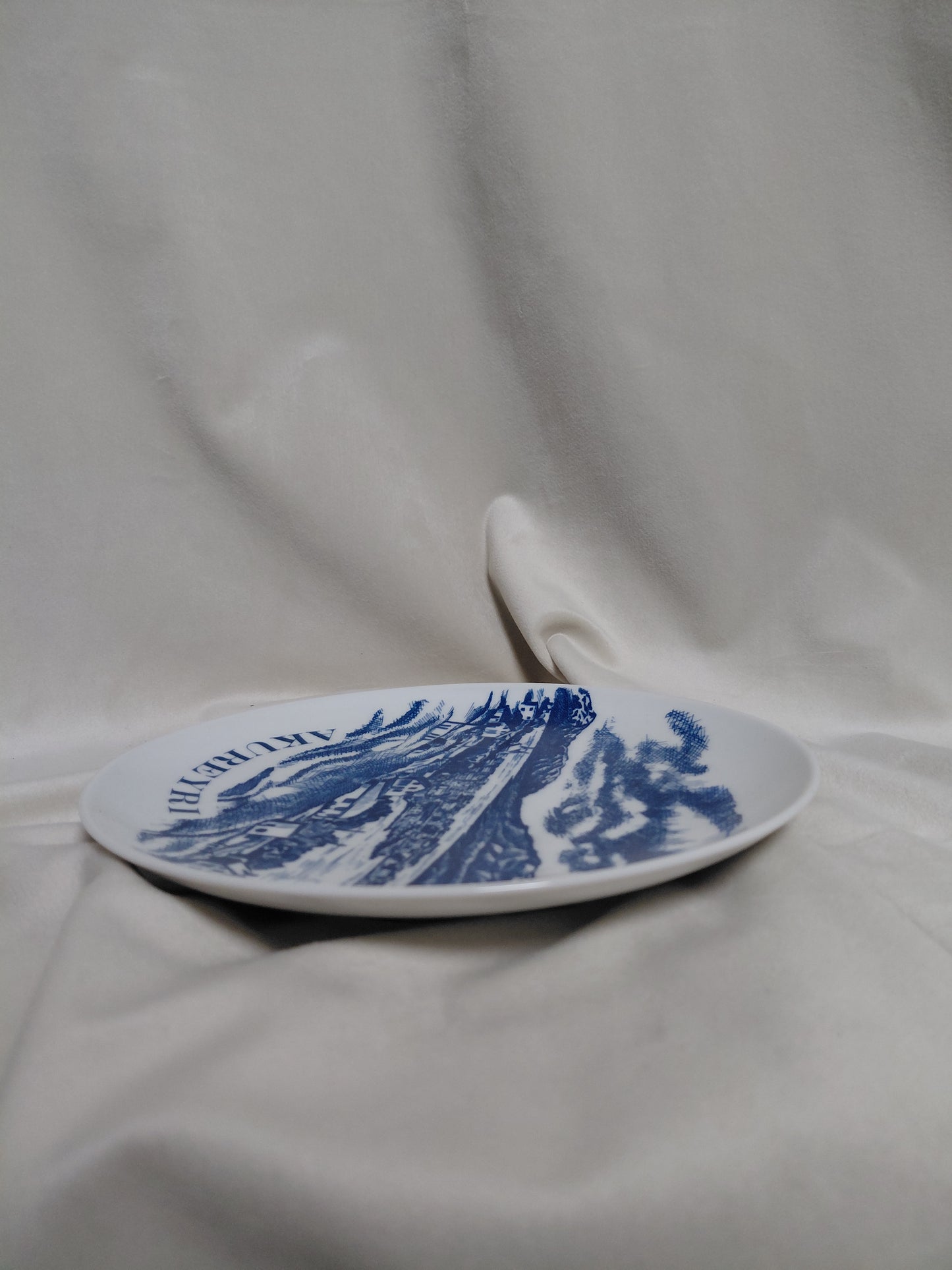 Vintage Akureyri veggplatti, Gler & Postulín hf.