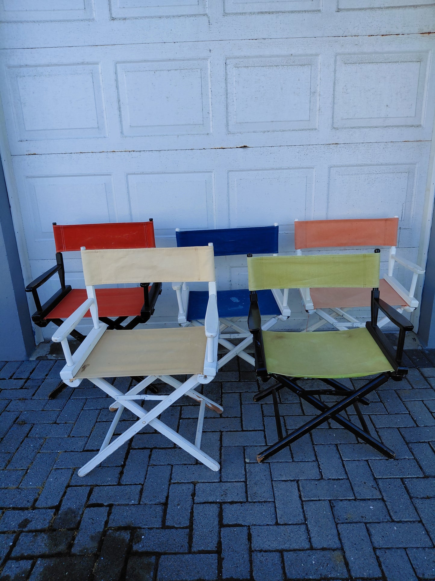 Vintage leikstjórastólar 6 stk(1970-1980)