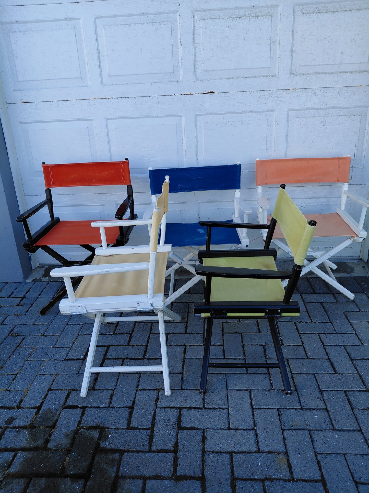 Vintage leikstjórastólar 6 stk(1970-1980)