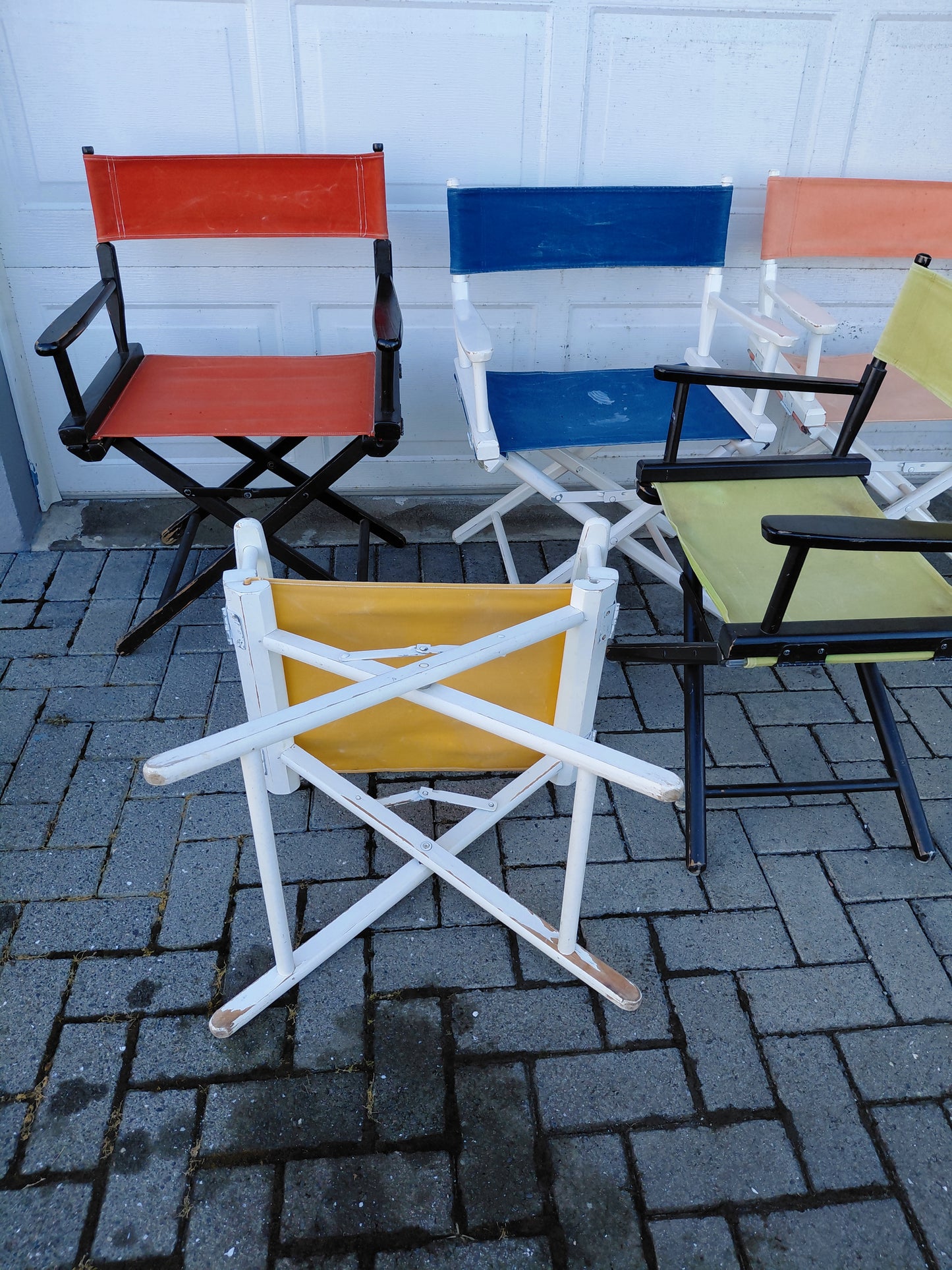 Vintage leikstjórastólar 6 stk(1970-1980)