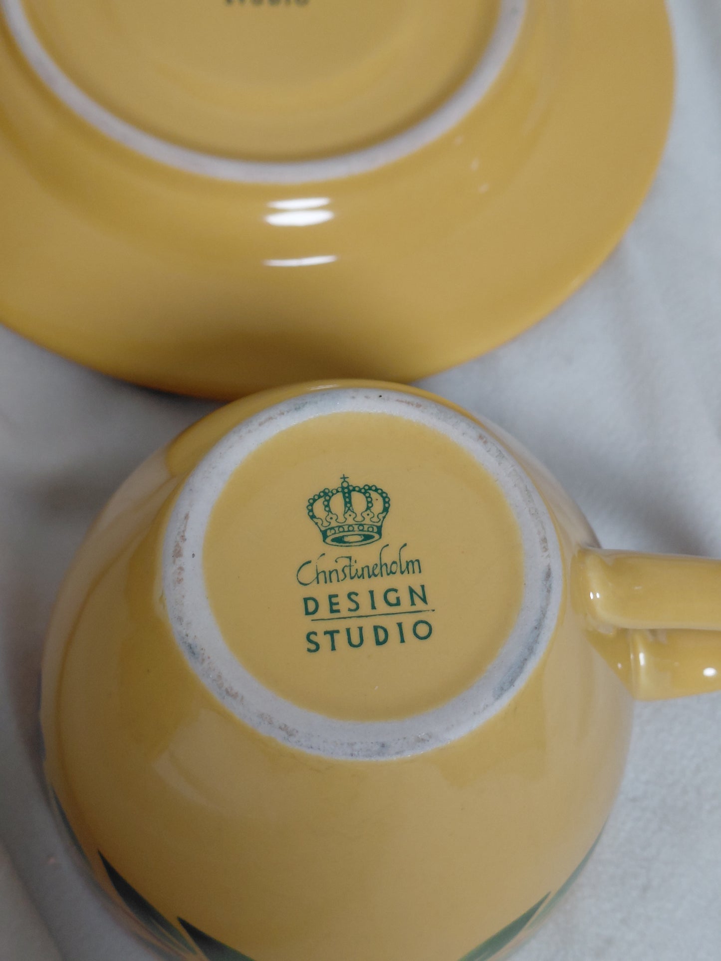 Vintage Solvik te sett 2 bollar og te kanna (1970s), Christineholm Design Studio