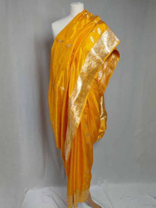 Indverskt saree 100% silki (vintage)