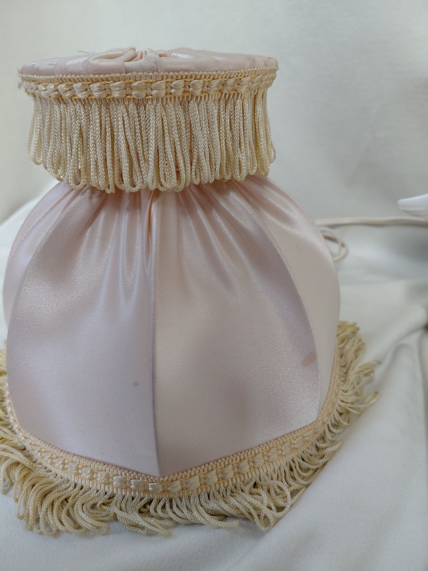 Vintage styttu lampi enginn að spila á mandólín #4537, Lladro