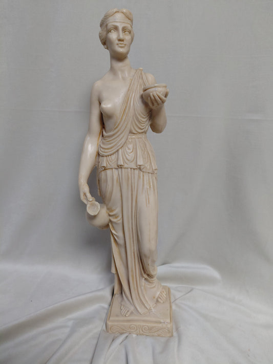 Vintage stytta af grísku gyðjunni Hebe (1960-1970)