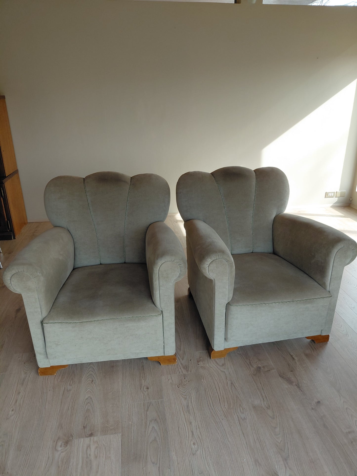 Vintage sófasett 3+1+1 (1940-1950s)