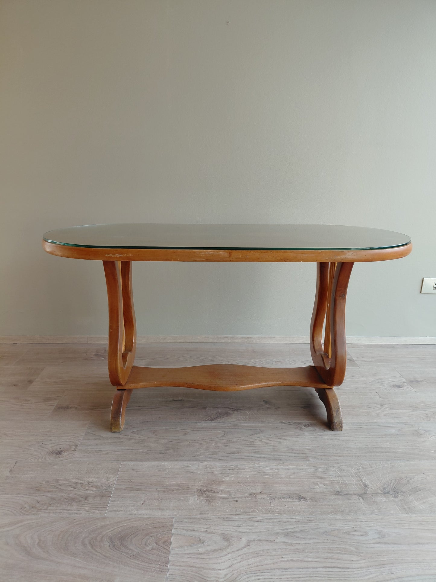 Vintage stofuborð (1940-1950s)