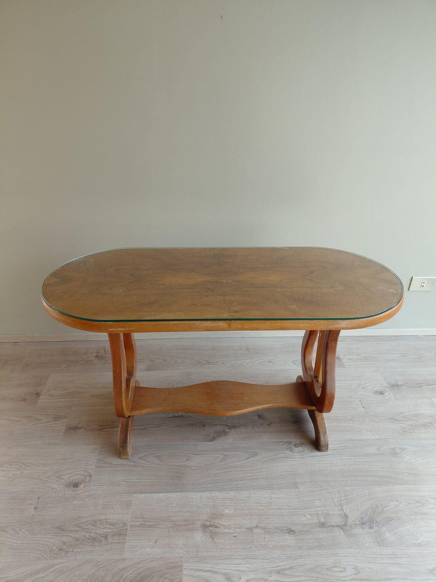 Vintage stofuborð (1940-1950s)