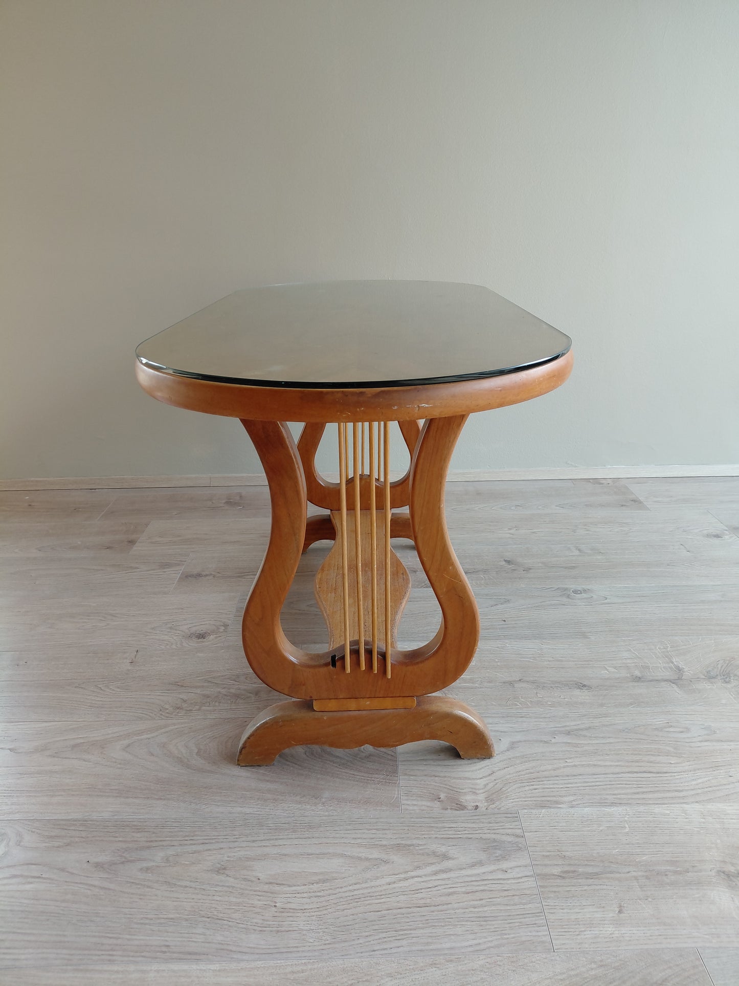 Vintage stofuborð (1940-1950s)