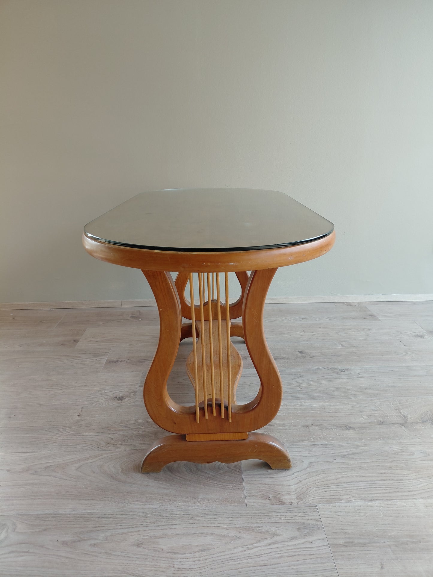 Vintage stofuborð (1940-1950s)