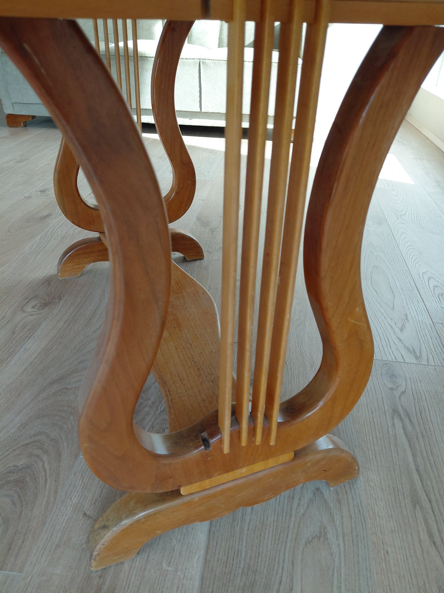 Vintage stofuborð (1940-1950s)