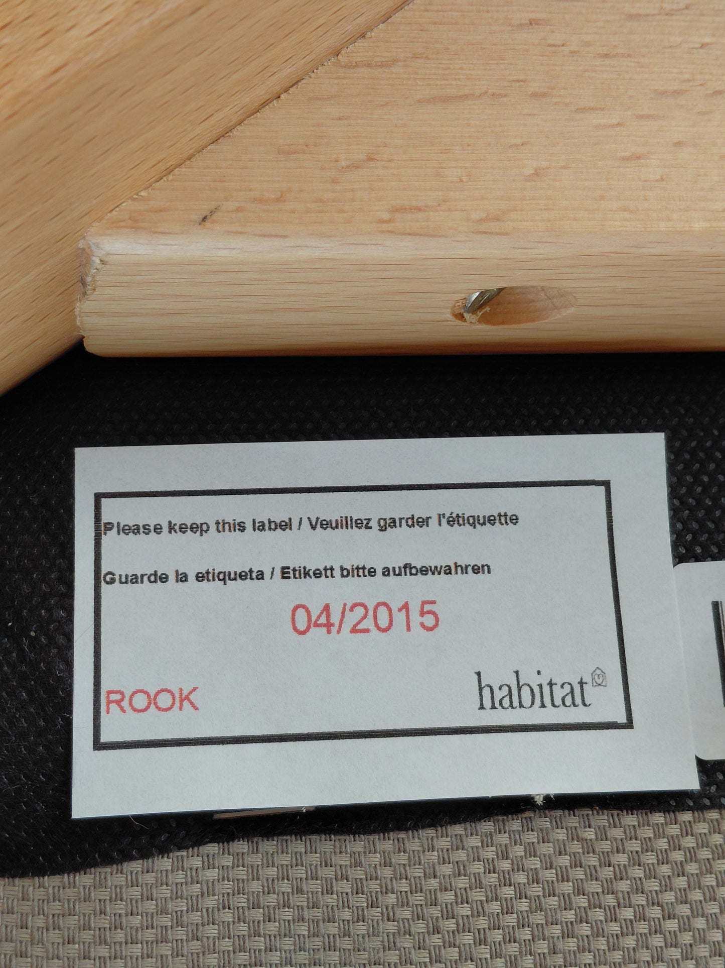 Habitat "Rock" stólar - seljast stakir (ár 2015), Habitat
