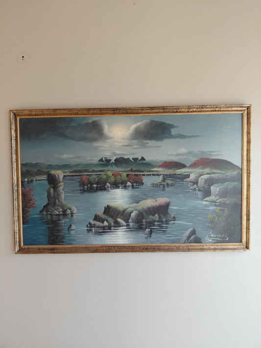 Olíumálverk af íslenskri náttúru, Jóhannes Frímannsson