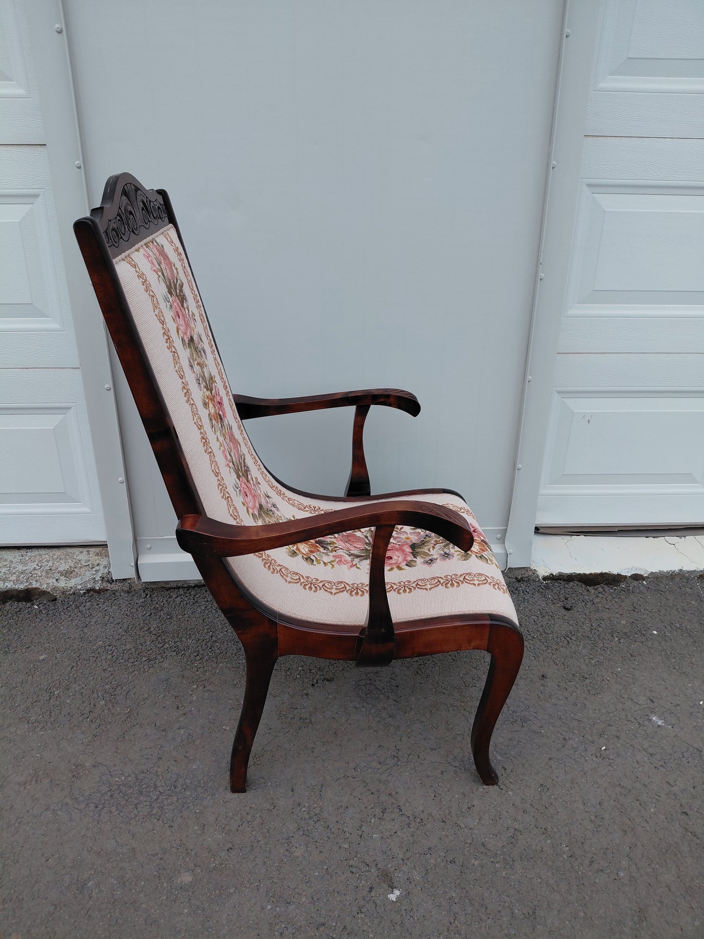 Vintage sleða stóll (1950s)