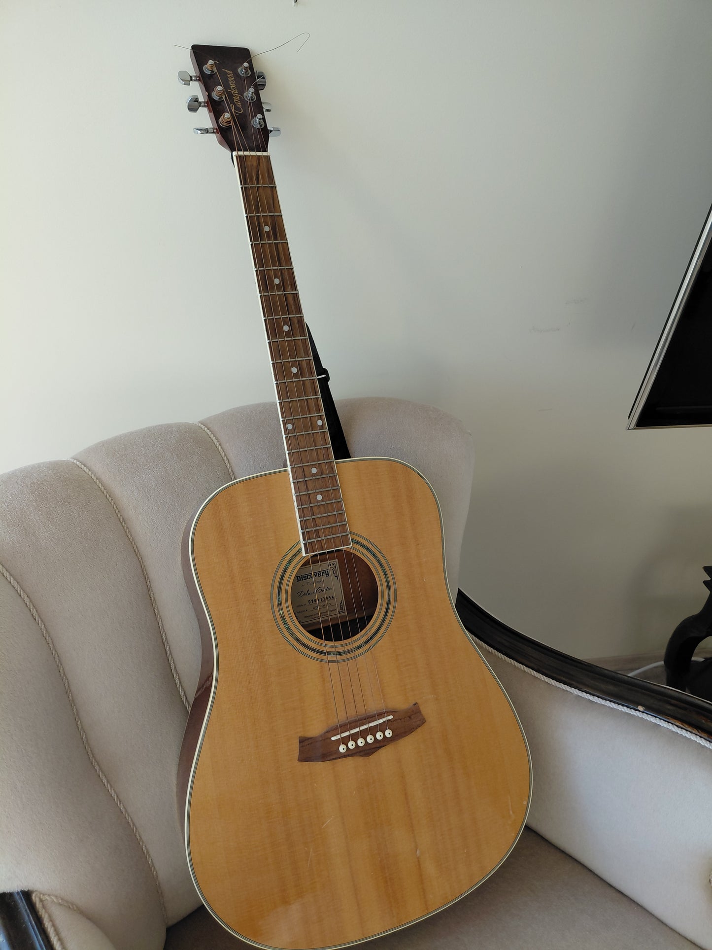 Kassagítar með strappa Discovery Deluxe series, Tanglewood DBT-DLX-D