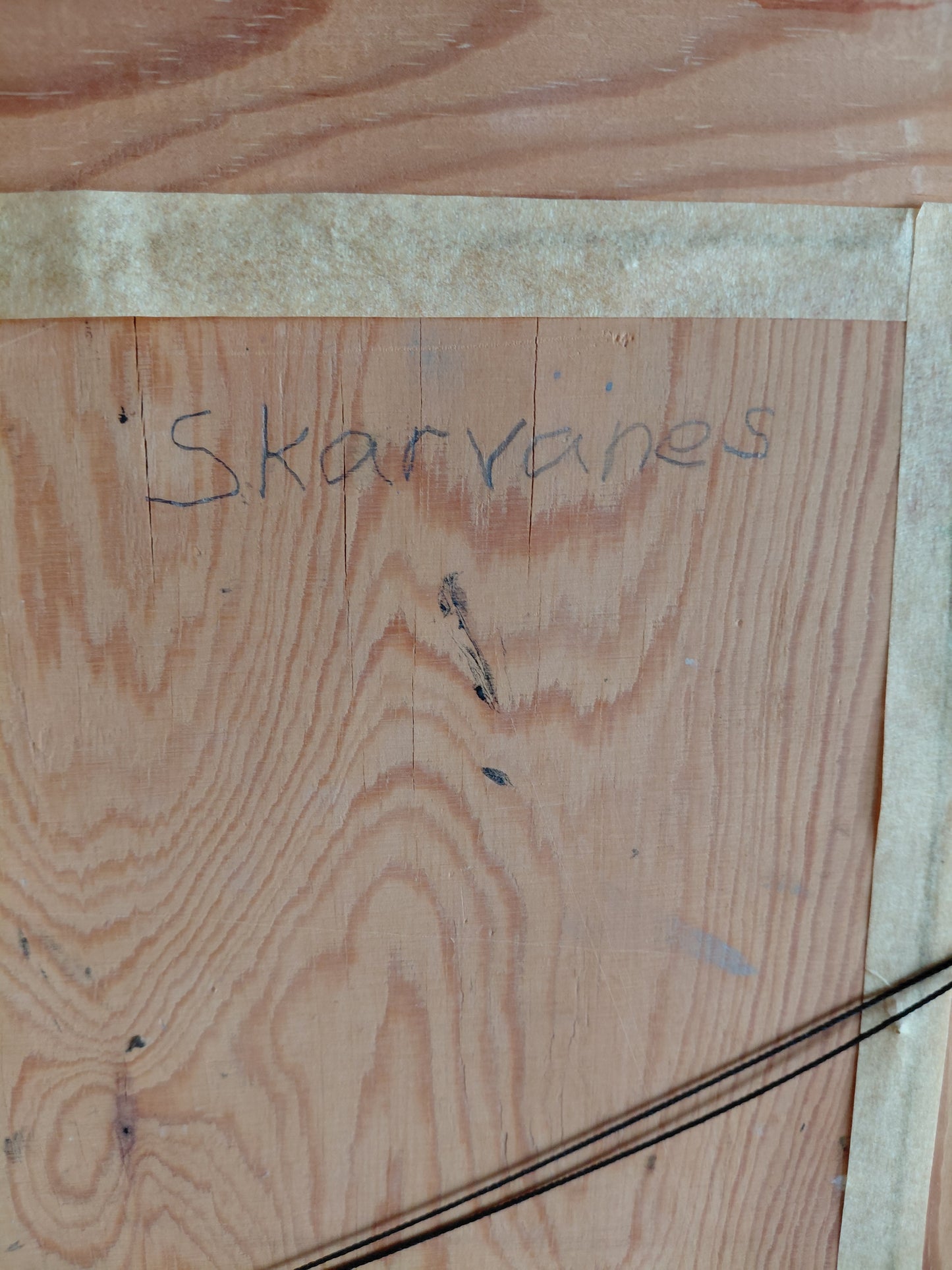 Olíumálverk af "Skarvanes, Færeyjum", KH89
