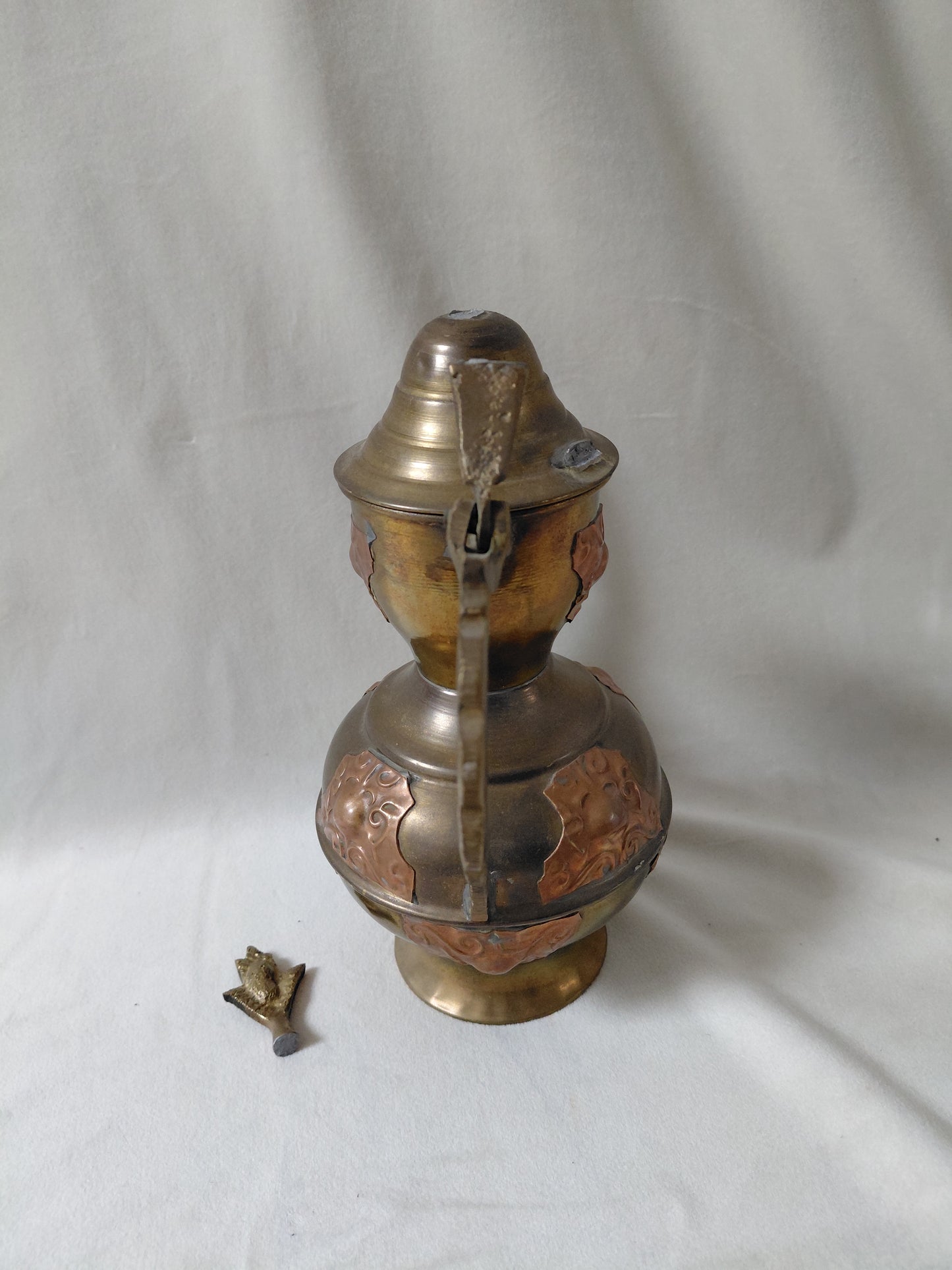 Vintage kopar/brass teketill (1940-1970)