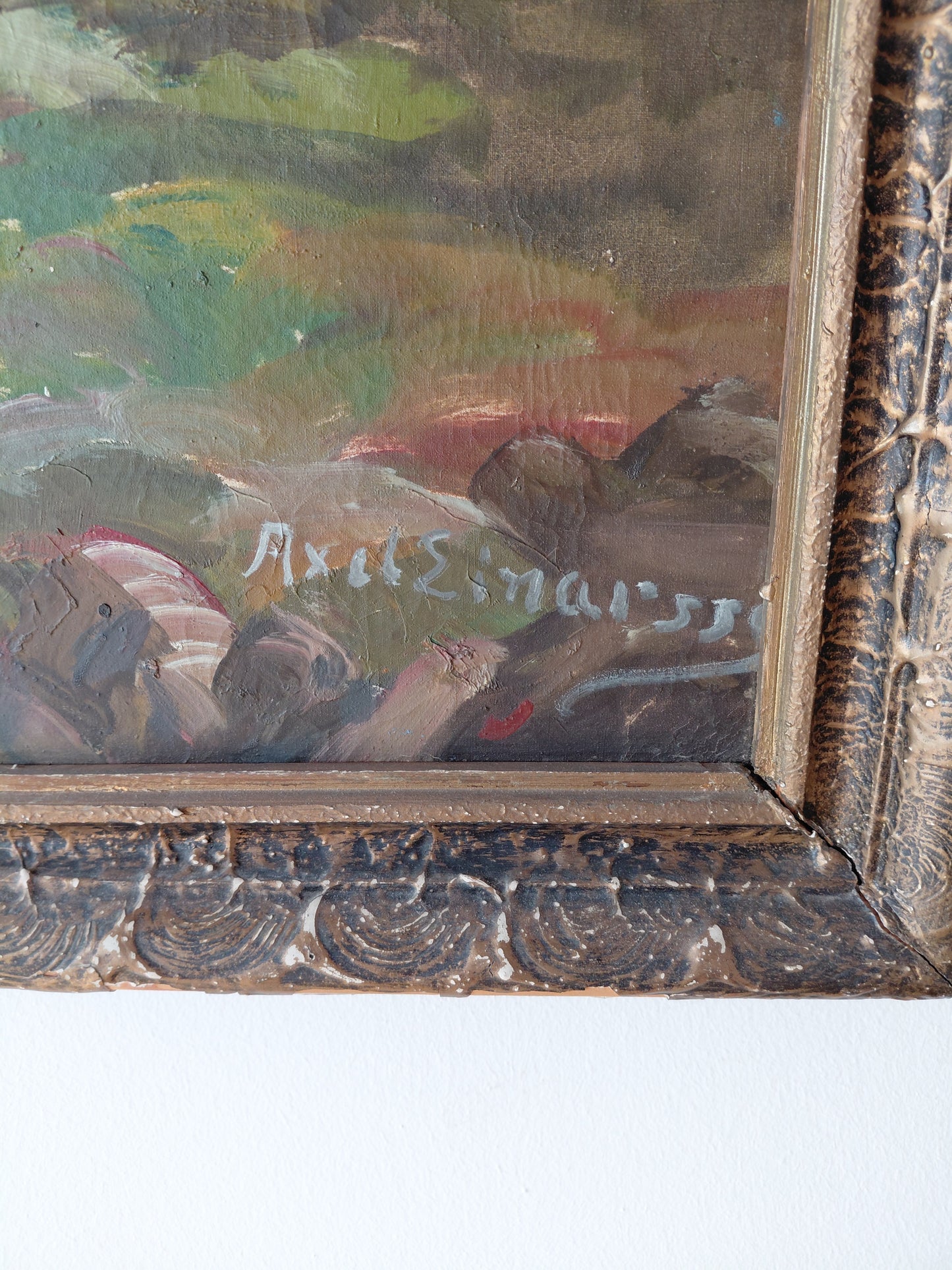 Olíumálverk "Herðubreið", Axel Einarsson (1886-1974)
