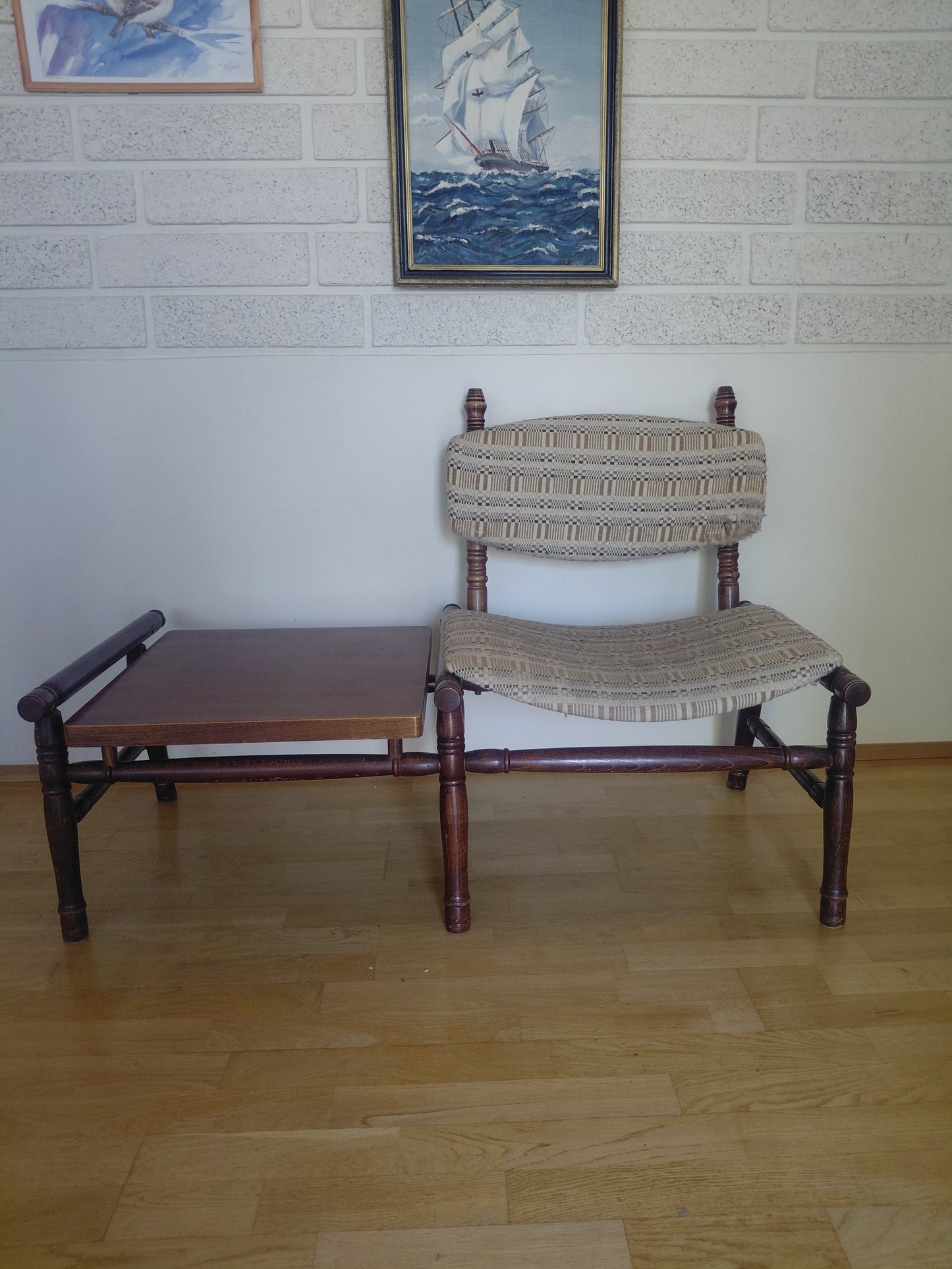 Vintage símabekkur (1960-1970s), Íslensk hönnun & Álafoss áklæði
