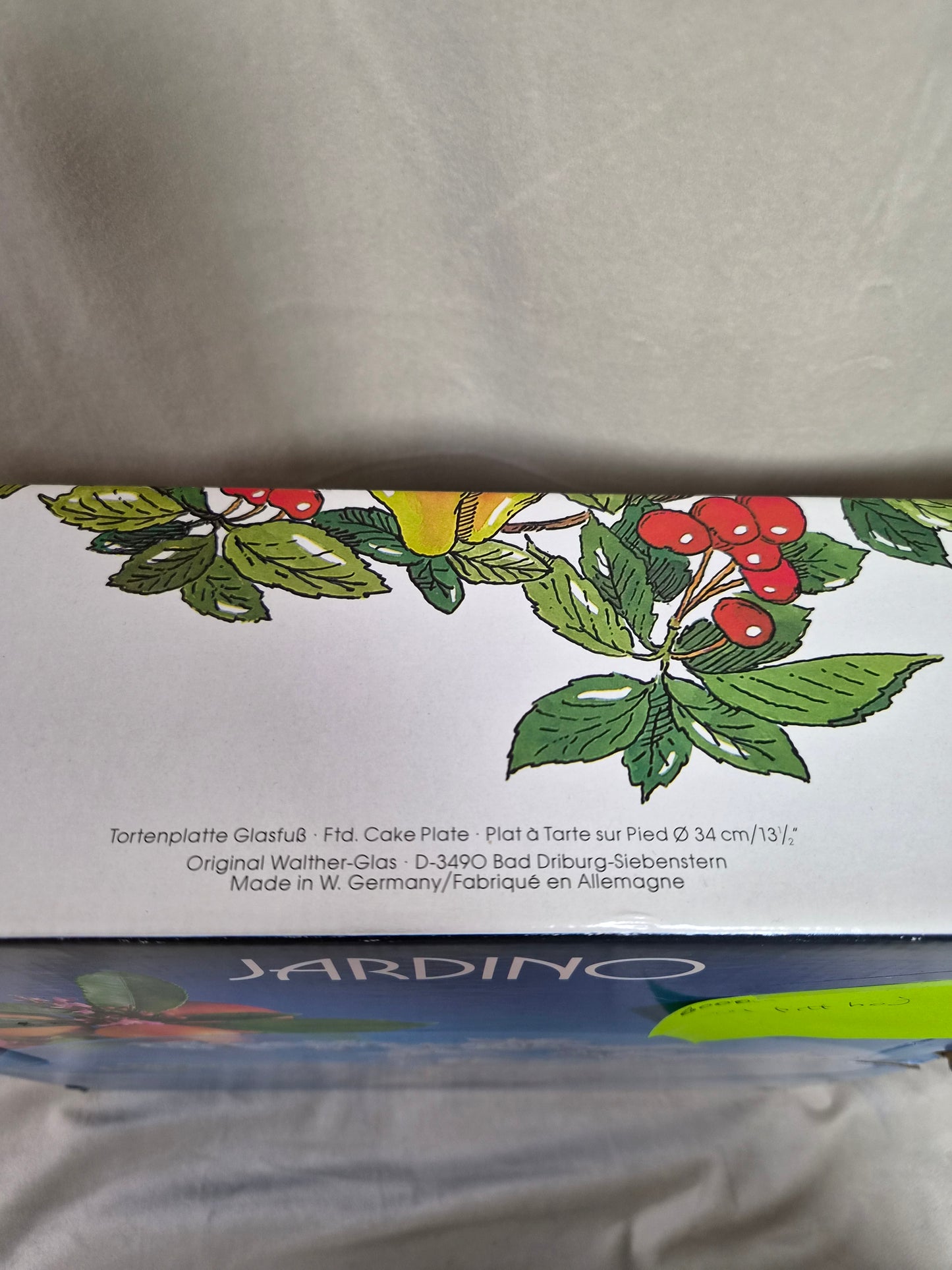 Kristal tertudiskur á fæti "Savoir Vivre" (Ø33 cm), Jardino