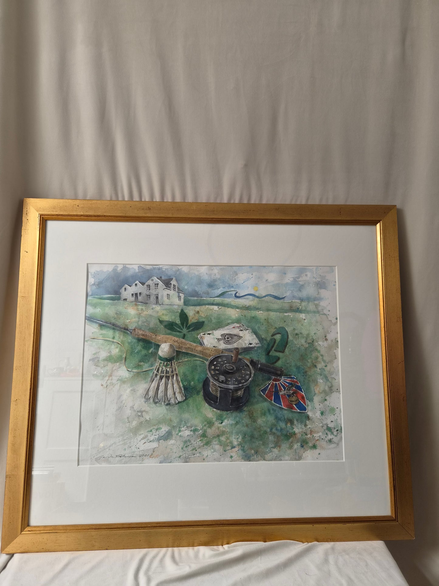 Málverk vatnslitir (2001), Garðar Pétursson