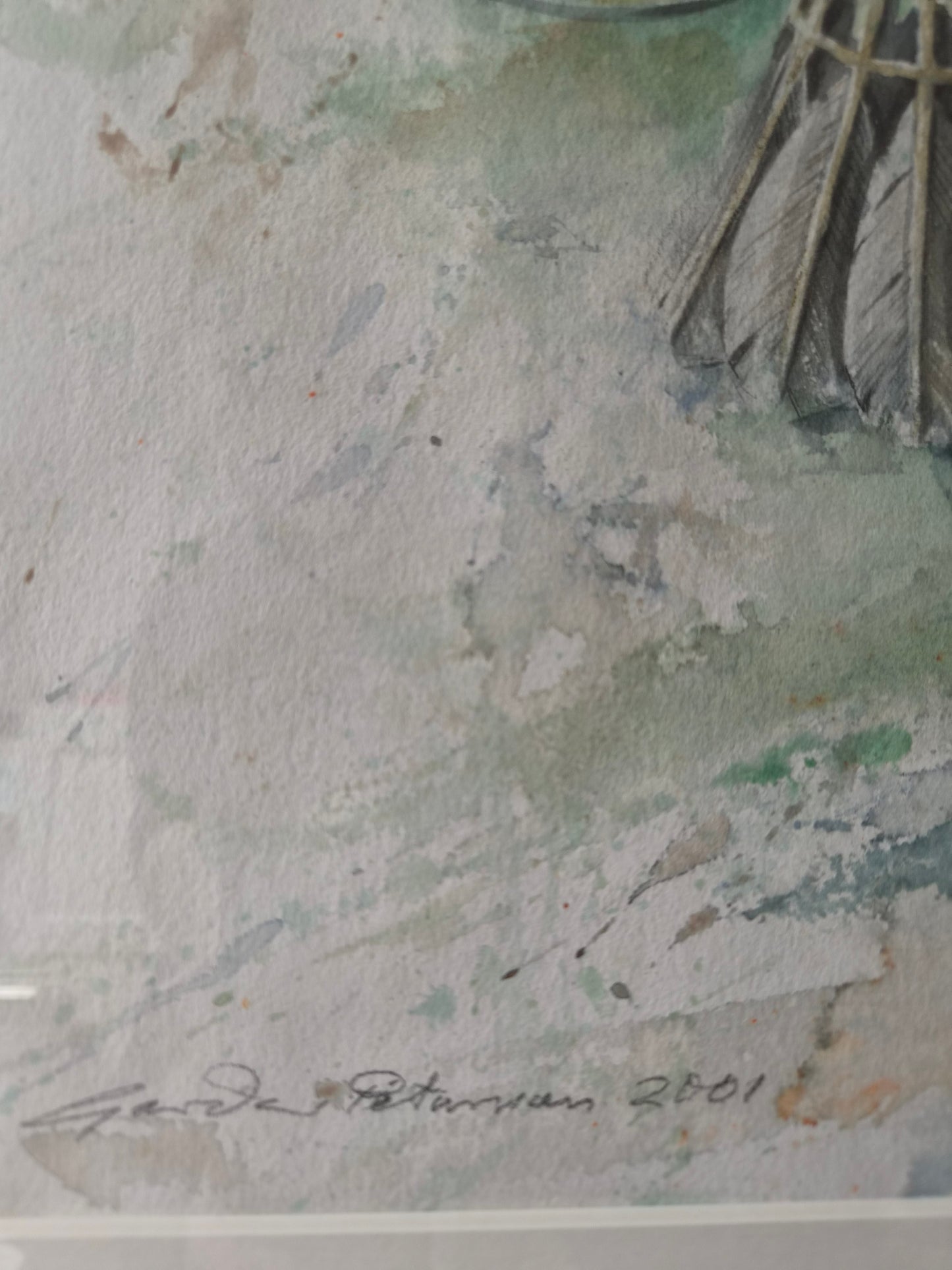 Málverk vatnslitir (2001), Garðar Pétursson