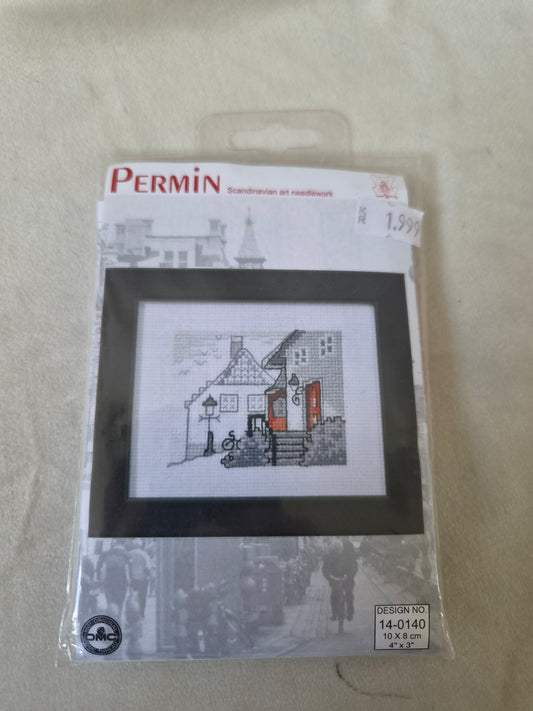 Lítil handavinna, útsaumsmynd, Permin