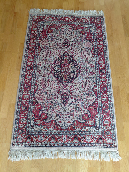 Gólfmotta með persnesku Isfahan mynstri (174x96 cm)