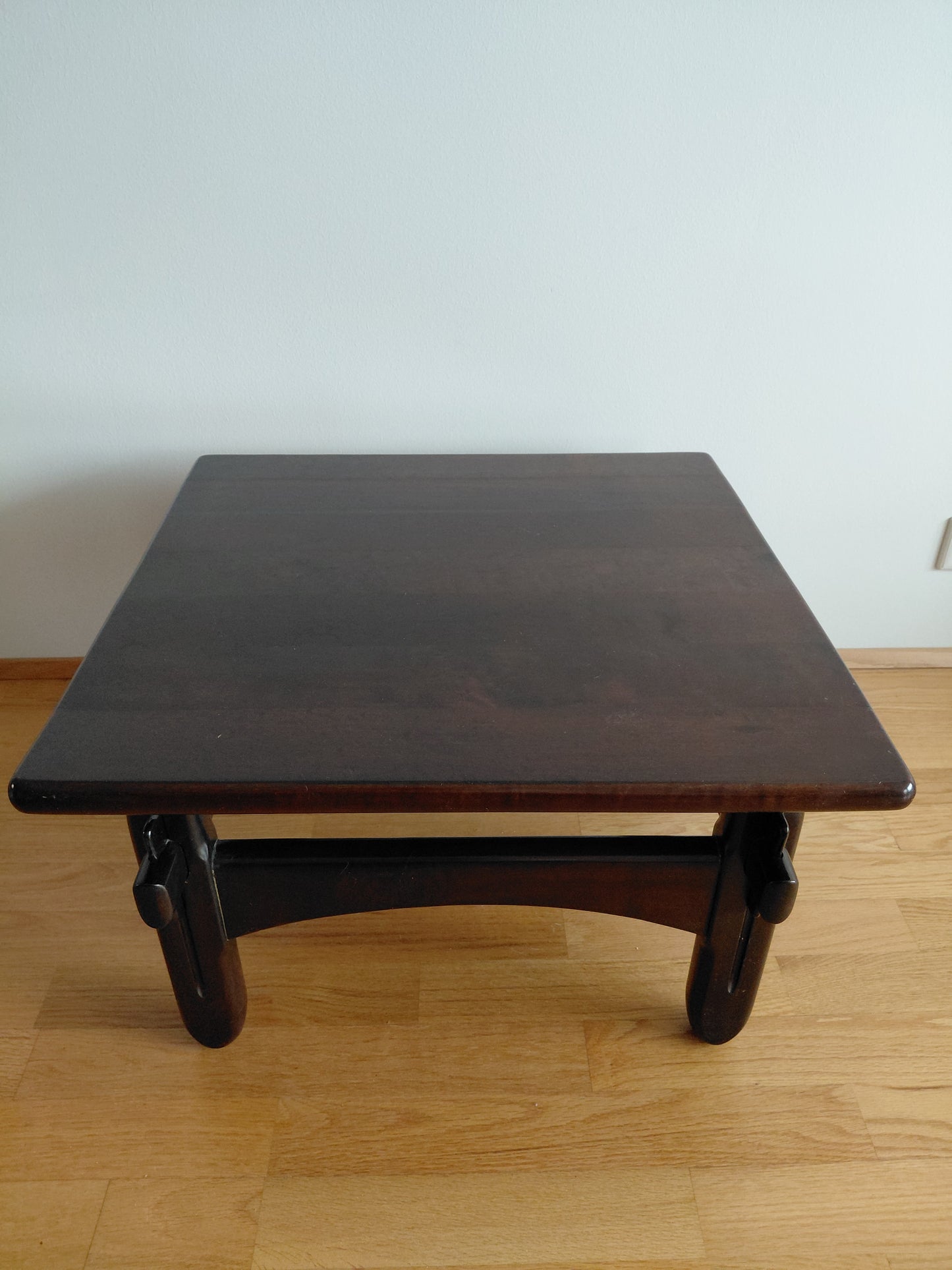 Vintage ferkantað hliðarborð hannað af Jean Gillon (1960s), Probel (made in Brazil)
