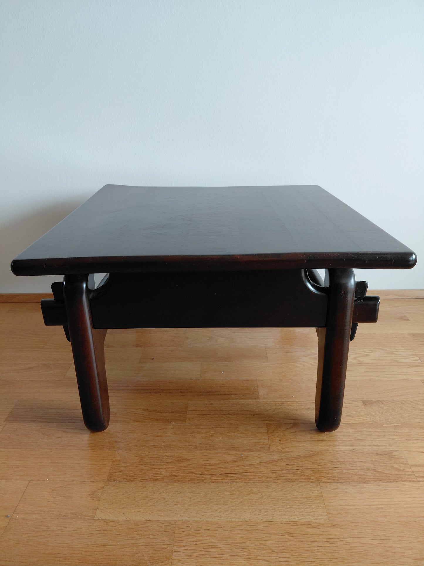 Vintage ferkantað hliðarborð hannað af Jean Gillon (1960s), Probel (made in Brazil)