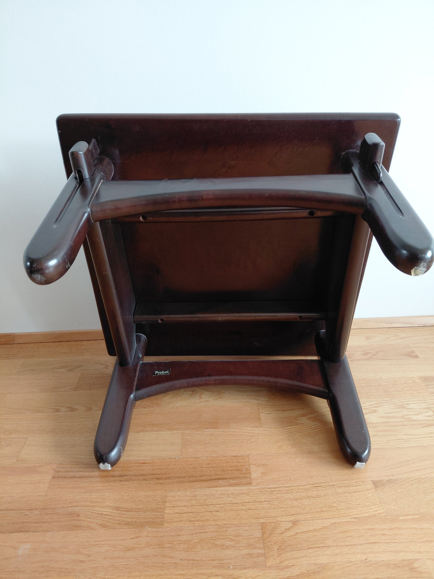 Vintage ferkantað hliðarborð hannað af Jean Gillon (1960s), Probel (made in Brazil)