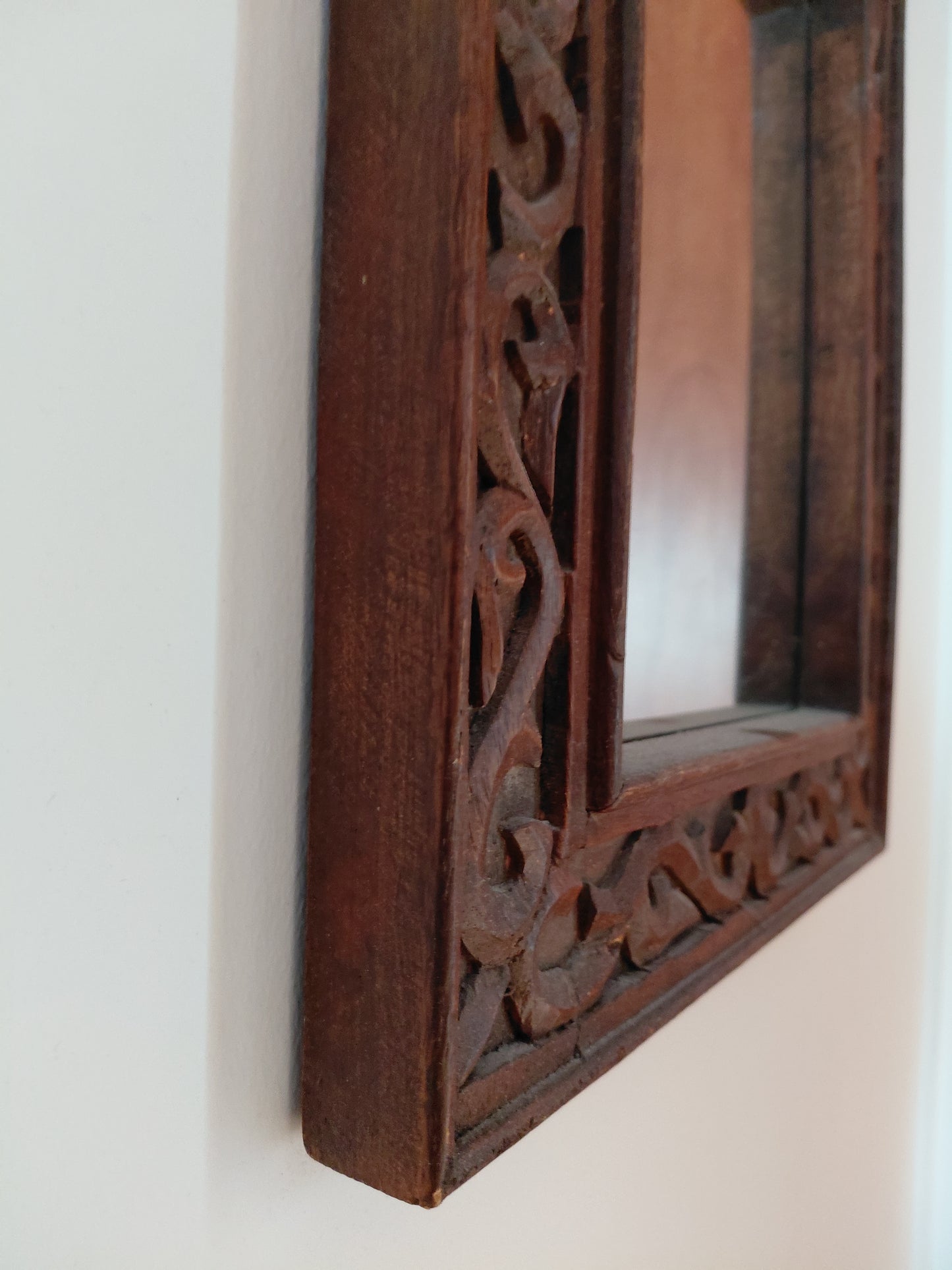 Vintage handgerður spegill 30x37 cm (1990s), Sia